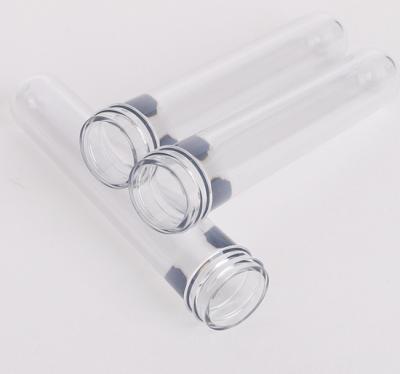 China Custom 28mm 38mm Neck Plastic Bottle Preform High Transparent for sale