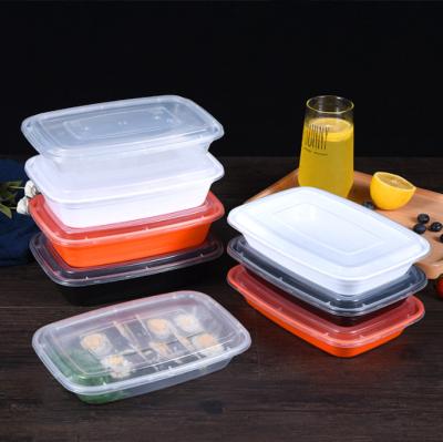 China El OEM modifica el envasado de alimentos para requisitos particulares para llevar de las cajas de embalaje Tray With Lid en venta