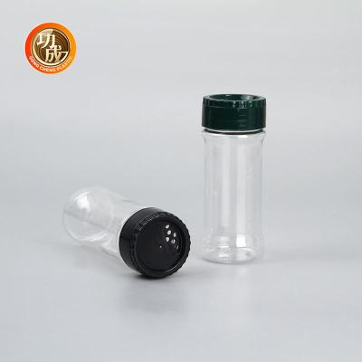 China 125ml Clear Seasoning Bottles Bulk Spice Jars With Shaker Lids for sale