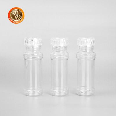 China Food Grade Shaker Plastic Spice Bottles 350ml 500ml PET Spice Jars for sale
