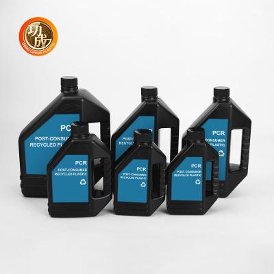 Cina Etichetta personalizzata PCR vuoto 1L Anti congelamento olio motore lubrificanti bottiglia di plastica motore bottiglia di olio in vendita