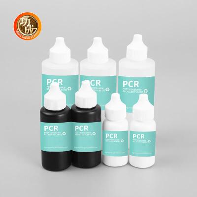 China Round Shape Custom Pcr Liquid Dropper Bottle For Nail Polish for sale