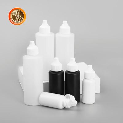 China Botella de 30 ml 50 ml 120 ml de gota para los ojos personalizada Botellas de goteador de compresión de plástico Ldpe en venta