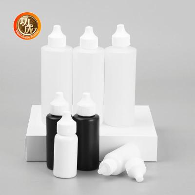 China 30Ml 50Ml 120Ml Pe Garrafa com tampão de torção vazio Pigmento de plástico Gotas de garrafa de óleo recipientes de distribuição à venda