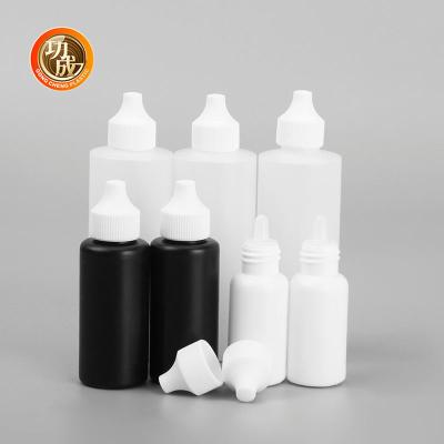 China Botella de plástico con tapa de torsión para solventes aceites tinta de pintura exprimir botella con aplicación de punta de tapa de torsión en venta