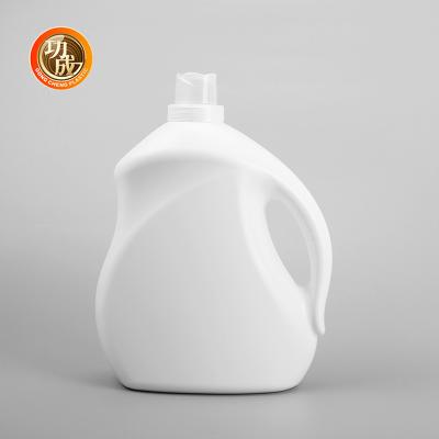 China Lightweight Empty Laundry Detergent Bottles Semi Transparent Te koop