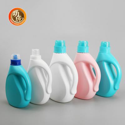 China Semitransparent Liquid Detergent Plastic Bottle Child Safe Te koop
