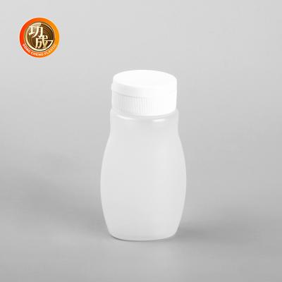 China Hot Stamping Surface Handling Condiment Bottle With Cap Easy To Squeeze for sale