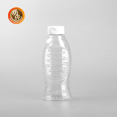 China Condiment Plastic Squeeze Sauce Bottle For Hot Stamping Surface Handling for sale