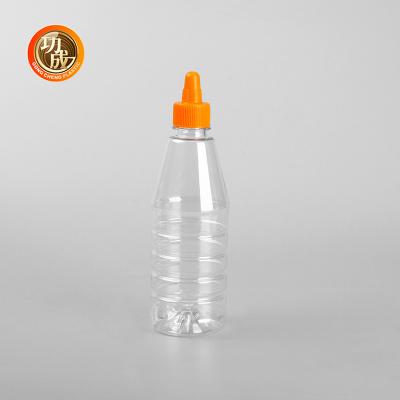 China Botella de plástico transparente para llenar fácilmente en venta