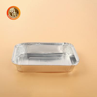 China Customize Rectangular Round Food Package Packing Boxes Silver Gold Lid Foil Lid PP Lid for sale