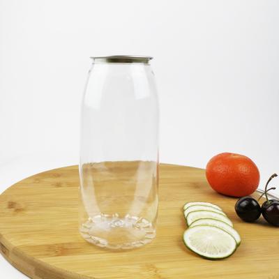 China 650ml Empty Container Bottles With Snap Lids Reusable Plastic Water Bottle for sale