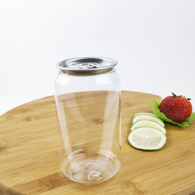China 330ml Tea Milk Empty Container Bottles Cylindrical With Easy Pull Cover for sale