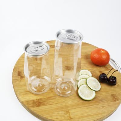 China 380ml Plastic Empty Container Bottles Diamond Shape For Cold Pressed Juices for sale