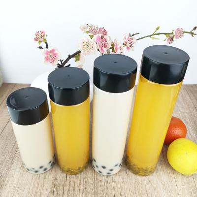 China Tall And Slender 0.5L Screw Cap Jars Food Grade Empty Containers With Caps for sale