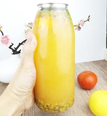 China 1000ml plastic Juice Storage Bottles Clear Big-de Flessenstroop van de HUISDIERENcontainer Te koop