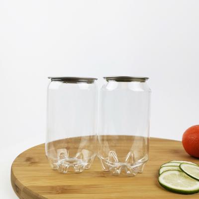 China el almacenamiento plástico 0.35L embotella los envases del plástico transparente con las salsas rápidas de la tapa en venta