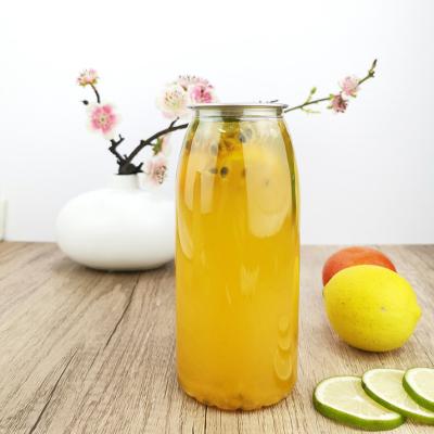 China 650ml Disposable Drinking Bottles Food Grade Clear Container Bottles Essential Oils for sale