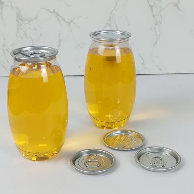 China 500ml Food Grade PET Plastic Bottle Jars for sale