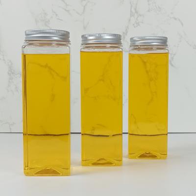 Chine Les pots de mise en boîte en plastique du couvercle à visser 500ml pour des boissons arrosent Juice Leakproof à vendre