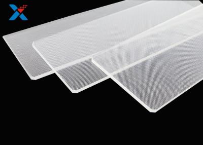 China Thin Clear Plexiglass Acrylic Sheet Laser Cutting LGP Light Guide Panel for sale