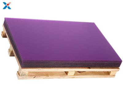 China El acrílico púrpura del plástico del plexiglás cubre la placa coloreada cortada a la medida en venta