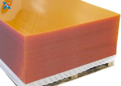 China El acrílico plástico modificado para requisitos particulares cubre el tablero de color naranja del plexiglás que cubre en venta