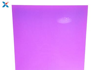 中国 Translucent Purple Plexiglass Colour Plastic Sheet 1.2g/cm3 Density 販売のため