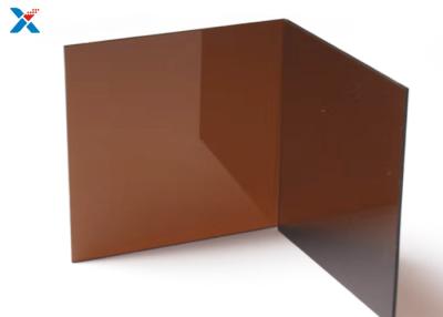 China Dark Tinted Bronze Plexiglass Plastic Acrylic Sheet Cut To Size Panels for sale