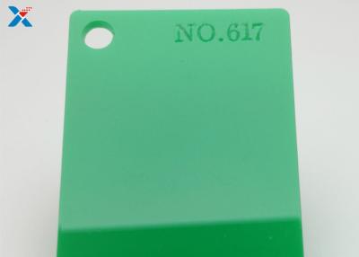 China Green Extruded Coloured Acrylic Sheet Board Customized Cutting for sale