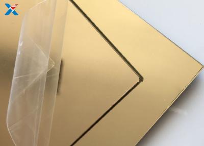 Китай Панель Plexi золотой 2mm акриловой стены листа зеркала декоративной стеклянная продается