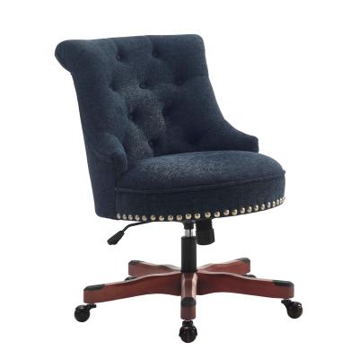 China Home Office Study Anchor Bedroom Dressing Chair Retro Armchair Fixed Armrest for sale