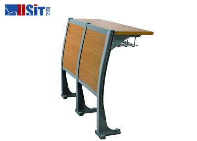 China Aluminum Folding Student Desk And Chair Wooden Classroom Furniture Simple Modern for sale