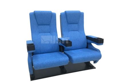 China Cold Moulded High Resilient Foam Public Theater Seating Swing Back Function for sale