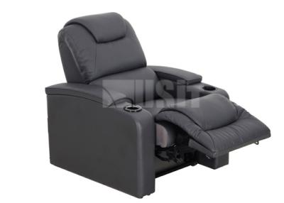 China USIT Curved Armrest Electric Recliner Sofa Luxury Single Seat Modern Stlyle for sale