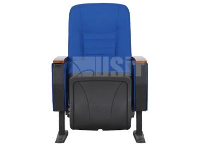 China Durable Fabric Church Auditorium Chairs Modern Appearance With Write Table for sale