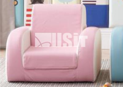 China Pink Appearance Flip Out Kids Couch , Toddler Sofa Chair Sturdy Construction for sale