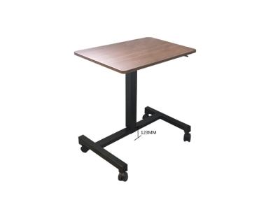 China Portable Smart Lift Height Adjustable Standing Desk On Wheels for sale