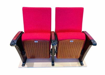 China 580mm Aluminum Conference Hall Chairs With Tablet for sale