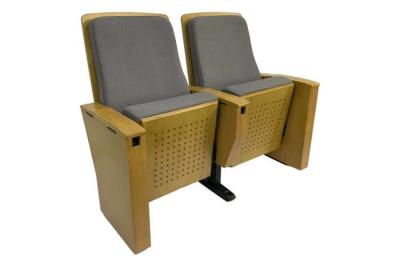 China Meeting Room Auditorium Movie Theater Chair With Writing Tablets for sale