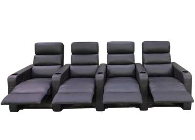 China LED Light USB Electric Recliner Chair Single Seater Home Cinema Sofa Set for sale