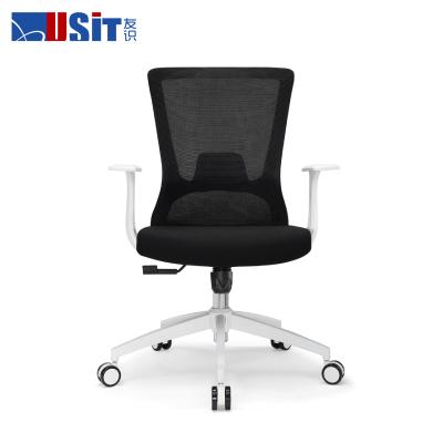 China Boss Meeting Ergonomic Mesh Gaming Chair White Color for sale