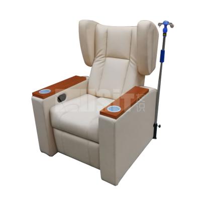 China Patient Therapy Medical Infusion Chair Saline IV Stand Cinema Recliners for sale