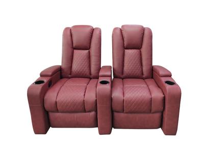 China Multifunctional Modern Recliner Chair PU Leather Movie VIP Seating for sale