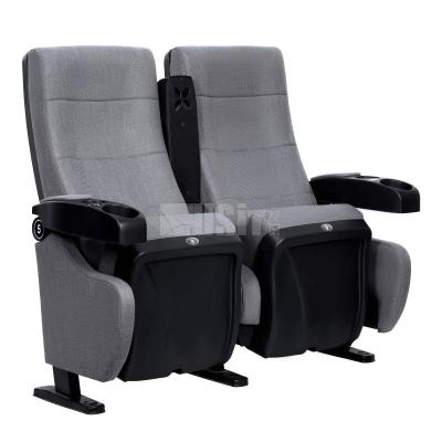 China Entertainment Commercial Cinema Seating Clothing Fabric Folding Theater Seats for sale