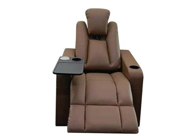 China TUV VIP Cinema Chair Leather Electric Theater Sofa For Commercial Furniture for sale