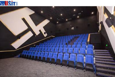 China Entertainment Commercial Theater Seating 580mm Center Distance Cinema Theatre Seats for sale