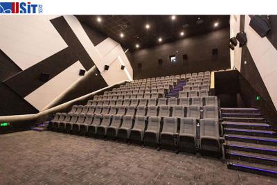 China Sillas comerciales del sitio del teatro de la butaca del cine del plegamiento CA117 en venta
