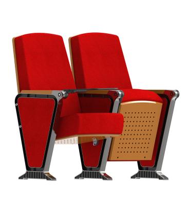 China Plywood Surface Conference Theater Cinema Seats With Premium Fabric for sale