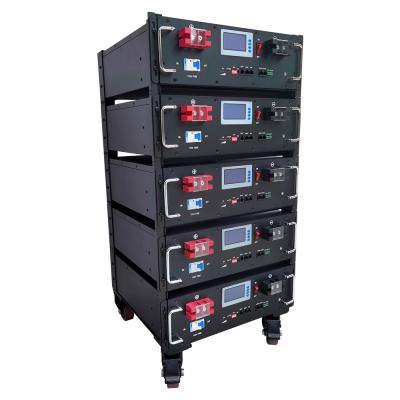 China 100Ah 51.2v Energy Storage Rack , 5kwh 48V LiFePO4 Lithium Battery Pack for sale